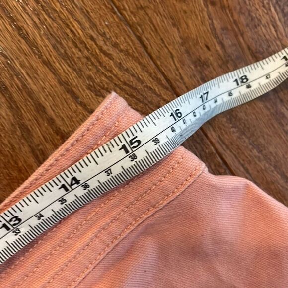 Madewell coral mini zip skirt size 10 - Picture 5 of 9